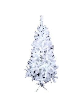 Árbol de Navidad Blanco PVC Metal Polietileno 100 x 100 x 180 cm