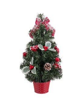 Árbol de Navidad Rojo Verde PVC Piñas 26 x 26 x 50 cm