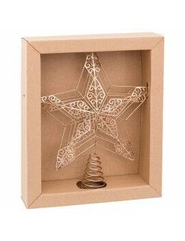 Estrela de Natal Ouro Metal 25 x 5,5 x 30 cm