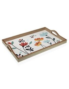 Bandeja Versa Selene Madera MDF 30 x 5 x 45 cm Flores