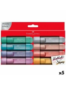 Set de Marcadores Faber-Castell Textliner 46 8 Piezas (5 Unidades)