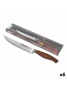 Cuchillo de Cocina Quttin Legno Acero Inoxidable 13 cm 1,8 mm (6 Unidades)