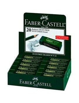 Borracha Faber-Castell Verde (20 Unidades)