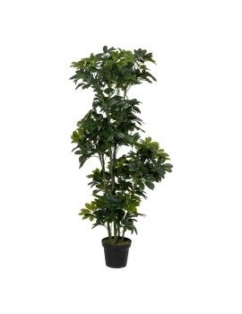 Planta Decorativa Bambú Polietileno Hierro Cemento Tejido 45 x 45 x 145 cm