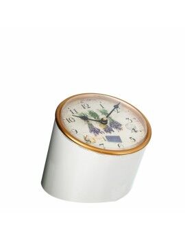 Reloj de Pared Crema PVC Hierro 16 x 16 x 17 cm