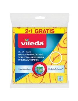 Paño de Cocina Vileda 144826 Amarillo (3 Piezas)