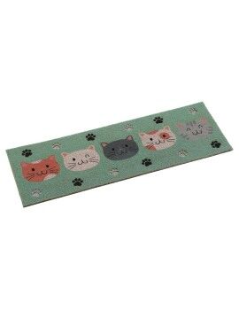 Felpudo Versa Gatos Termoplástico Fibra de coco 25 x 5 x 75 cm