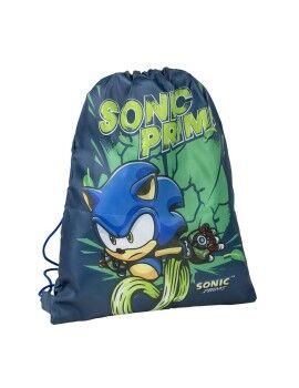 Mochila saco infantil Sonic Azul escuro