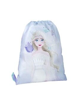 Mochila saco infantil Frozen Lilás 30 x 39 cm