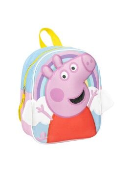 Mochila Escolar Peppa Pig Azul Claro 23 x 28 x 10 cm