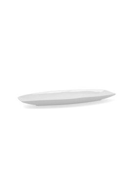 Fuente de Cocina Quid Gastro Blanco Cerámica 35,5 x 15,8 x 2,8 cm (6 Unidades) (Pack 6x)