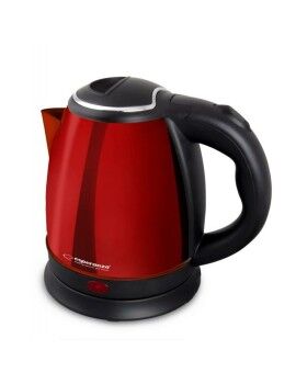 Hervidor Esperanza EKK128R Negro Rojo Acero Inoxidable Plástico 1350 W 1 L