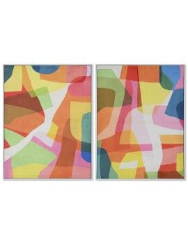 Pintura Home ESPRIT Moderno 63 x 3 x 83 cm (2 Unidades)