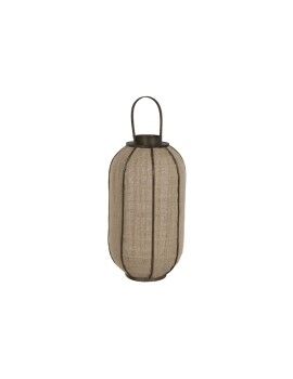 Castiçais Home ESPRIT Natural Juta Bambu 33 x 33 x 61,5 cm