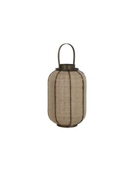 Castiçais Home ESPRIT Natural Juta Bambu 29,5 x 29,5 x 46 cm