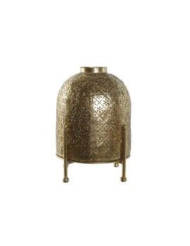 Castiçais Home ESPRIT Dourado Metal Cristal 19 x 19 x 24,5 cm