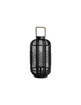 Portavelas Home ESPRIT Negro Metal 25,5 x 25,5 x 46,5 cm