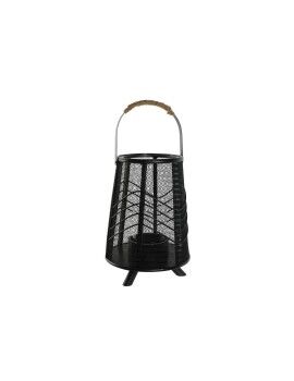 Portavelas Home ESPRIT Negro Metal 23 x 23 x 31,5 cm