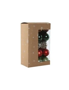 Bolas de Natal Home ESPRIT Multicolor PVC 18 x 12 x 30 cm (30 Peças)