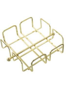 Porta-guardanapos de mesa Alexandra House Living Dourado Metal 21 x 7 x 21 cm