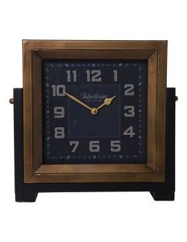 Reloj de Mesa Alexandra House Living Marrón Metal 34 x 34 x 10 cm