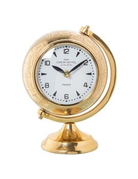 Tafelklok Alexandra House Living Dourado Metal Globo Terrestre 24 x 20 x 16 cm