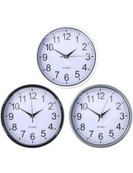 Reloj de Pared Ø 25 x 3 cm Multicolor Polipropileno