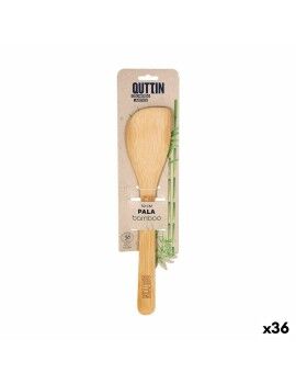 Espátula de Cozinha Quttin Castanho Bambu 30 x 6,2 x 0,8 cm (36 Unidades)