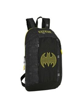 Mochila Casual Batman Comix Negro Amarillo (22 x 39 x 10 cm)