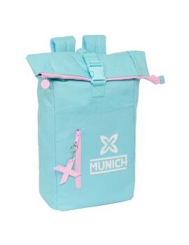 Mochila Escolar Munich Heaven Celeste 28 x 42 x 13 cm