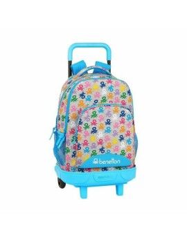 Mochila Escolar com Rodas Compact Benetton