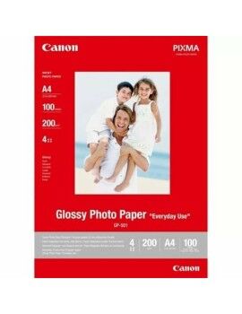 Papel Fotográfico Brilhante Canon 0775B001 A4 100 Folhas (100 Unidades)