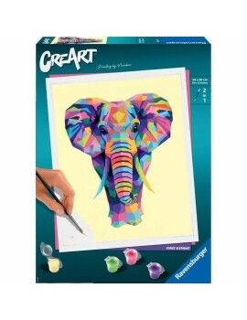 Dibujos para pintar Ravensburger CreArt Large Elephant 24 x 30 cm