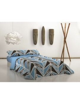 Juego de funda nórdica Hosteline INCA Azul Cama de 180 260 x 240 cm 4 Piezas