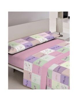 Juego de funda nórdica Hosteline CUTE Rosa Cama de 105 2 Piezas