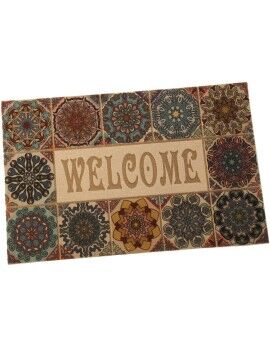 Felpudo Alexandra House Living Welcome Multicolor 60 x 1 x 40 cm