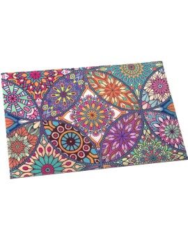 Felpudo Alexandra House Living Multicolor 60 x 1 x 40 cm Mandala