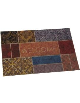 Felpudo Alexandra House Living Welcome Multicolor 60 x 1 x 40 cm