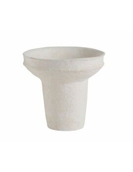 Vaso Alexandra House Living Branco Cimento 26 x 24 x 26 cm