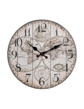 Reloj de Pared Alexandra House Living Multicolor Madera 34 x 4 x 34 cm