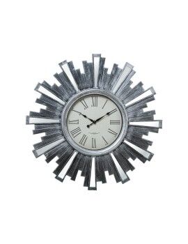 Reloj de Pared Alexandra House Living Gris Plateado Resina Plástico 57 x 4 x 57 cm