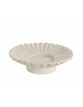 Portavelas Alexandra House Living Blanco Cemento 22 x 7 x 22 cm