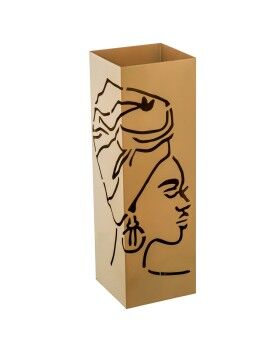 Suporte de guarda-chuva Alexandra House Living Dourado Africana 16 x 49 x 16 cm