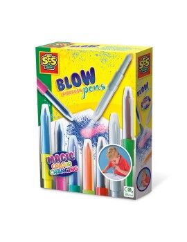 Set de Rotuladores SES Creative Blow Airbrush Pens