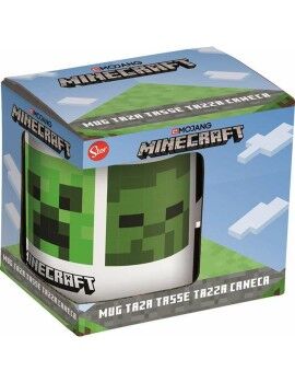 Taza de Cerámica Minecraft 325 ml Infantil Cerámica