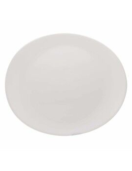 Plato Llano Arcoroc Restaurant 30 x 26 cm Blanco Vidrio (6 Unidades)