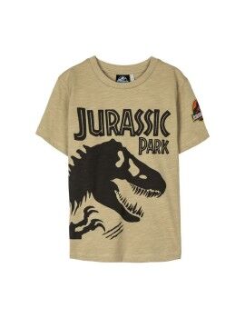 Camiseta de Manga Corta Infantil Jurassic Park Marrón