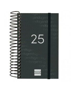 Agenda Finocam YEAR Negro Mini 7,9 x 12,7 cm 2025