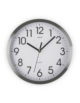 Reloj de Pared Versa Aluminio (4,1 x 35 x 35 cm) (35 x 35 x 4 cm)