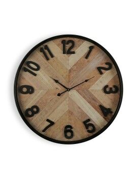 Reloj de Pared Versa Madera MDF Madera MDF y cristal (6 x 60 x 60 cm)